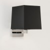 AZUMI Nástěnné svítidlo, základna kov, povrch nikl lesk, pro žárovku 60W, E27, 230V, IP20, tř.2, rozměry 255x215x224mm, STÍNÍTKO SAMOSTATNĚ náhled 1