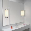 GERIT 24W, E27, IP44 Nástěnné svítidlo, základna kov, povrch chrom lesk, difuzor sklo opál, imitace vroubkování, pro žárovku 20W, E27, 230V, do koupelny IP44, tř.2, rozměry 250x125x89mm náhled 9