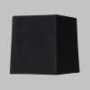 AZUMI Stínítko pro nástěnné svítidlo, tvar čtverec, materiál textil, povrch vnější černá, vnitřní bílá, E27/ES, rozměry 180x175mm, vč. redukčního kroužku E14, POUZE STÍNÍTKO BEZ ZÁKLADNY náhled 5