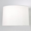 AZUMI Stínítko pro nástěnné svítidlo, tvar válec, materiál textil, povrch vnější bílá, vnitřní bílá, E27/ES, rozměry 145x215mm, POUZE STÍNÍTKO BEZ ZÁKLADNY náhled 1