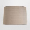 AZUMI Stínítko pro stolní lampu, tvar válec, materiál textil, povrch vnější ústřice, vnitřní bílá, E27/ES, rozměry 200x320mm, POUZE STÍNÍTKO BEZ ZÁKLADNY náhled 4