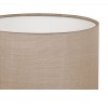 DRUM 150 Stínítko pro nástěnné svítidla, materiál textil, povrch vnější černá, vnitřní bílá, E27/ES, rozměry d=150mm, h=120mm, POUZE STÍNÍTKO BEZ ZÁKLADNY náhled 6