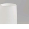 CONE Stínítko pro nástěnné svítidlo, materiál textil, povrch vnější bílá, vnitřní bílá, E27/ES, rozměry h=195mm, d=113mm, POUZE STÍNÍTKO BEZ ZÁKLADNY náhled 4