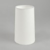 CONE Stínítko pro nástěnné svítidlo, materiál textil, povrch vnější bílá, vnitřní bílá, E27/ES, rozměry h=195mm, d=113mm, POUZE STÍNÍTKO BEZ ZÁKLADNY náhled 5