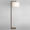 RAVELLO Stojací lampa, svítidlo na horní úchyt, základna kov, povrch chrom lesk, pro žárovku 60W, E27, 230V, IP20, tř.2, rozměry 420x1585x485mm, vypínač na kabelu, STÍNÍTKO SAMOSTATNĚ náhled 5