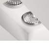 BLANCO Vestavné stropní bodové svítidlo, tvar obdélník, materiál sádra, povrch bílá, pro žárovku 2x50W, GU10, 230V, IP20, tř.1, rozměry 116x188x150mm náhled 2