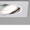TARO BODOVÉ ČTVEREC Stropní vestavné svítidlo čtvercové, výklopné +-20°, materiál hliník, povrch bílá, pro žárovku 50W, GU10, 230V, IP20, tř.1, rozměry 100x100x147mm náhled 5