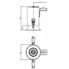 MINIMA BODOVÉ KRUH Stropní vestavné svítidlo, materiál kov, povrch bílá, pro žárovku 50W, GU10, 230V, IP65, tř.2, rozměry d=95mm, h=92mm náhled 17