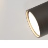 ASCOLI Stropní vestavné bodové svítidlo, nastavitelný směr svícení, materiál kov, povrch bronzová, pro žárovku 1x50W, GU10 ES50, 230V, IP20, tř.1, rozměry 90x130mm; náhled 4