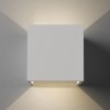 COTUN 60W E27 Nástěnné svítidlo, základna kov, materiál sádra, povrch bílá, čtvercové průzory, pro žárovku 60W, E27, 230V, IP20, tř.1, rozměry 195x165x165mm, svítí nahoru/dolů náhled 5