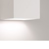 COTUN 60W E27 Nástěnné svítidlo, základna kov, materiál sádra, povrch bílá, čtvercové průzory, pro žárovku 60W, E27, 230V, IP20, tř.1, rozměry 195x165x165mm, svítí nahoru/dolů náhled 8