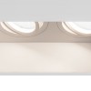 BLANCO Vestavné stropní bodové svítidlo, tvar obdélník, materiál sádra, povrch bílá, pro žárovku 2x50W, GU10, 230V, IP20, tř.1, rozměry 116x188x150mm náhled 4