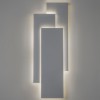 EDGE LED Nástěnné svítidlo, tři podsvícené základny, materiál kov, povrch bílá, LED 12,8W, teplá 3000K, 396lm, Ra80, 700mA, IP20, tř.1, rozměry 562x206x54mm, BEZ trafa náhled 2