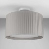 DRUM PLEATED 500 Stínítko svítidla, drátěný rám, stínítko textil plisovaný, barva bílá, rozměry d=500mm, h=230mm, závěs svítidla SAMOSTATNĚ náhled 4