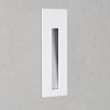 BORGO 43 Vestavné svítidlo do stěny, těleso kov, povrch bílá, kapsa bílá, LED 1W, teplá 3000K, 27lm, Ra80, 350mA, do koupelny IP65, tř.3, 133x48x78mm, vč. montážního boxu, svítí dolů náhled 4