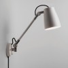 ATELIER GRANDE Nástěnná lampa,jedno rameno, těleso hliník, povrch černá, detaily hliník, pro žárovku 1x28W, E27 A60, A60, 230V, IP20, tř.2, rozměry 430x440mm, vč. vypínače náhled 3