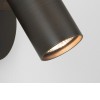 ASCOLI Nástěnné bodové svítidlo, nastavitelný směr svícení, materiál kov, povrch bronzová, pro LED 6W, GU10 ES50, 230V, IP20, tř.1, rozměry 90x130mm, vč. vypínače náhled 4