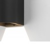 FEDORIT LED 160 IP65 2x3W Nástěnné venkovní svítidlo, materiál kov, povrch vnějsí černá, vntřní mosaz antická, LED 2x3W, teplá 3000K, 134lm, Ra80, 230V, IP65, tř.1, rozměry 160x100x80mm, svítí nahoru/dolů, vč. trafa náhled 4