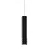 LOCUS Závěsné svítidlo, těleso hliník, povrch černá, pro žárovku 1x35W, GU10, 230V, IP20, rozměry d=60mm, h=259mm, vč závěs kabelu. náhled 1