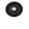 TORONTO Stropní podhledové bodové svítidlo, výklopné +-90° a otočné 360°, těleso kov, povrch černá, LED 15W, 1020lm, teplá 3000K, 230V, IP20, rozměry d=170mm, h=58mm. náhled 1