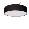 ARUBA Stojací lampa, základna mramor černý, těleso kov, povrch chrom, stínítko textil černá, pro žárovku 3x60W, E27, 230V, IP20, tř.1, rozměry stínítka d=500mm, lampy h=2050mm. náhled 2