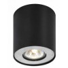 NEOS Stropní přisazené bodové svítidlo, materiál hliník, povrch černá, pro žárovku 1x50W, GU10, 230V, IP20, tř.1, rozměry d=103mm, h=120mm. náhled 1