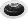 IBIZA Vestavné svítidlo bodové, těleso kov, povrch bílá a černá, pro žárovku 1x50W, GU10, MR16, 230V, IP20, rozměry d=105mm. náhled 1