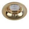 ADAMO MIDST Vestavné bodové svítidlo, materiál hliník, povrch zlatá, pro žárovku 1x50W, GU10, 230V, IP20, tř.1, rozměry d=90mm, h=40mm. náhled 1