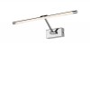 PICADI 10W Nástěnné svítidlo, nastav. směr svícení, těleso kov, povrch chrom, difuzor plast opál, LED 10W, 700lm, teplá 3000K, Ra90, 230V, IP20, tř.1, rozměry 580x170mm. náhled 1