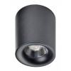 WATERLOO 10W Stropní přisazené bodové svítidlo, materiál hliník, povrch černá, LED 10W, 800lm, neutrální 4000K, 230V, IP20, rozměry d=80mm, h=82mm. náhled 8