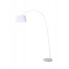 ARIANA Stojací lampa, těleso kov, povrch bílá, stínítko textil bílá, pro žárovku 1x60W, E27, 230V, IP20, tř.1, rozměry stínítka d=400mm, h=250mm, lampy h=2000mm. náhled 1