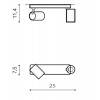 EXO, 2x35W, GU10 Stropní nebo nástěnné bodové svítidlo, nastavitelný směr svícení, těleso hliník, povrch bílá, pro žárovku 2x35W, GU10, 230V, IP20, rozměry l=250mm, h=114mm. náhled 3