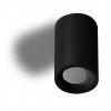 EIGER Stropní přisazené bodové svítidlo, těleso kov, povrch černá, pro žárovku 1x50W, GU10, 230V, zvýš. krytí IP54, rozměry d=55mm, h=90mm. náhled 1