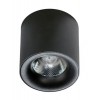 WATERLOO 10W Stropní přisazené bodové svítidlo, materiál hliník, povrch černá, LED 10W, 800lm, neutrální 4000K, 230V, IP20, rozměry d=80mm, h=82mm. náhled 2