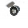 FRIDA Podhledové svítidlo, výklopné, základna kov, povrch černá, krycí plast čirý, LED 7W, 550lm, neutrální 4000K, 230V, do koupelny IP54, tř.1, rozměry d=85mm, h=47mm. náhled 2