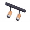 ASTANT TR 2x3W Bodové svítidlo do magnetického systému, nastavitelný směr svícení, materiál kov, povrch zlatá, LED 2x3W, 700lm, teplá 3000K, vyzař. úhel 40°, 48V, IP20, rozměry d=30mm, h=130mm. náhled 1