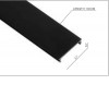 ALFA Kryt profilu pro kolejnice velikosti 52mm, těleso plast černá, rozměry  27x7mm,  l=1000mm. náhled 3
