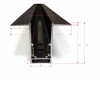 AVIDUS SN TRACK MG II, 48V Vestavná lišta pro magnetický systém, materiál hliník, povrch černá, 48V, rozměry 70x52mm, l=3000mm, vč. dvou koncovek. náhled 3
