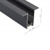 BERNA TRACK MG I, 230V Vestavná lišta pro magnetický systém, materiál kov, povrch černá, jednofázová, 230V, IP20,, rozměry 68x57mm, délka l=1000mm. náhled 3