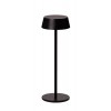 GILBERTO TABLE Stolní venkovní lampa, těleso hliník, povrch bílá, difuzor plast opál, LED 2W, 130lm, teplá 3000K, 230V/5V, IP54, rozměry d=110mm, h=385mm. náhled 2