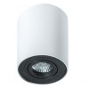 BOSSE, 1x50W, GU10 Stropní, přisazené, bodové svítidlo, těleso hliník, povrch bílá/černá, výklopný světelný zdroj +-25°, pro žárovku 1x50W, GU10 ES50, 230V, IP20,rozměry: d=96mm,h=120mm, náhled 1