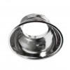 ROMAS R Rámeček kulatý pro svítidlo, materiál hliník, barva chrom, d=90mm, h=40mm, základna SAMOSTATNĚ náhled 1