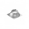 HUGO R Rámeček čtvercový pro svítidlo, materiál hliník, barva bílá, d=90mm, h=40mm, základna SAMOSTATNĚ náhled 4