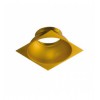 HUGO R Rámeček čtvercový pro svítidlo, materiál hliník, barva zlatá, d=90mm, h=40mm, základna SAMOSTATNĚ náhled 1