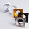 HUGO R Rámeček čtvercový pro svítidlo, materiál hliník, barva zlatá, d=90mm, h=40mm, základna SAMOSTATNĚ náhled 3
