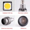 ZB 12W, E27, ZOOM 15°-60° LED žárovka bodová, těleso hliník černá, LED 12W, E27, teplá 3000K, ZOOM nastavitelný vyzařovací úhel 15°-60°, 230V, d=60mm, l=110mm náhled 5
