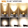 ZB 12W, E27, ZOOM 15°-60° LED žárovka bodová, těleso hliník černá, LED 12W, E27, teplá 3000K, ZOOM nastavitelný vyzařovací úhel 15°-60°, 230V, d=60mm, l=110mm náhled 7