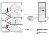 CPO C2 Detektor pohybu stropní, přisazený, barva bílá, d=10m, max 2,3kW, 30s-30min, 10-2000Lx, 230V, IP44, d=106, h=59mm náhled 10