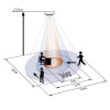 DP-1Z-S-2C Detektor přítomnosti pro osvětlení, záběr 360°, d=10m při v=2,6m, 15s-30min, 10-2000Lx, 2,3kW, 2 kontakty (svítidlo+HWAC), 230V, IP20, d=98mm, h=50mm náhled 4