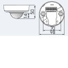 DP-1Z-DIM senzor PŘÍTOMNOSTI stmívání 1-10V Detektor přítomnosti stmívatelný 1-10V, d=10m, 2,3kW, 1-30min, 10-2000Lx, 230V, IP20, d=98, h=50mm náhled 2